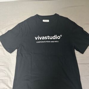 vivastudio ロゴTシャツ 半袖 (XL)ブラック