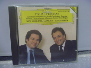 CD ITZHAK PERLMAN イツァーク パールマン NEW YORK PHILHARMONIC・ZUBIN MEHTA 輸入盤