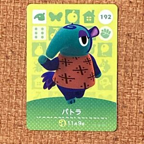あつまれどうぶつの森 amiiboカード パトラ