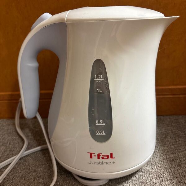 T-fal 電気ケトル Justine+ 1.2L ホワイト