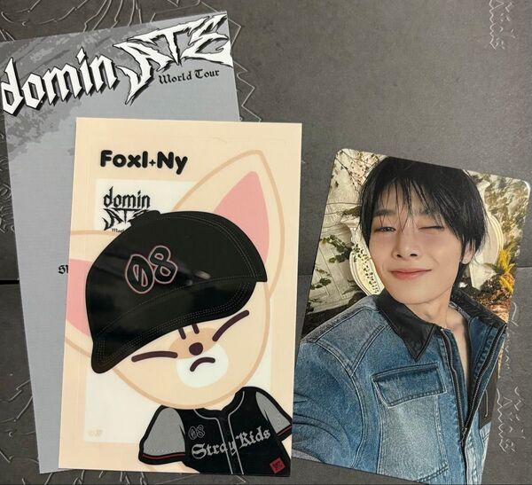 straykidsスキズエコパスタジアム バス特典ステッカー 会場限定トレカ アイエン フォクシニー