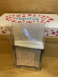 新品 未使用 FLOWER CASE フラワー用 園芸用 縦横18センチ 高さ32センチ コレクションボックス BOX プリザーブド 人形 フィギュア ブーケ