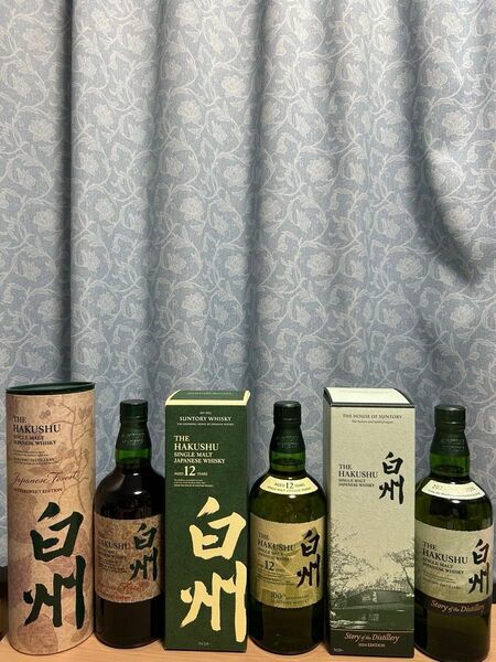 白州12年100周年ラベル、Story of the Distillery 2024、免税店限定ジャパニーズフォレスト