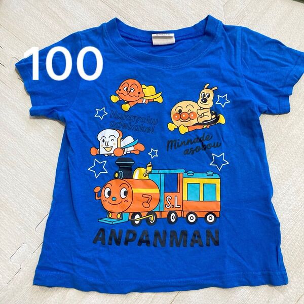 アンパンマン 半袖Tシャツ 男の子 綿100% 100