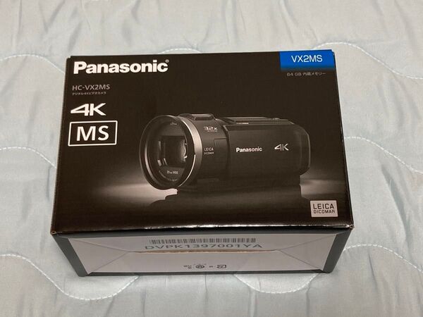 ★新品未開封 Panasonic パナソニック デジタル4Kビデオカメラ HC-VX2MS-K(ブラック)ほか付属品