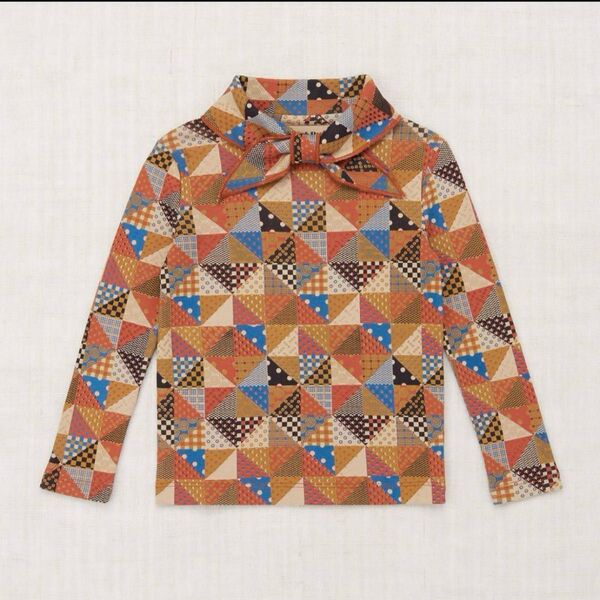 Misha&Puff Scout top CINNAMON PATCHWORK