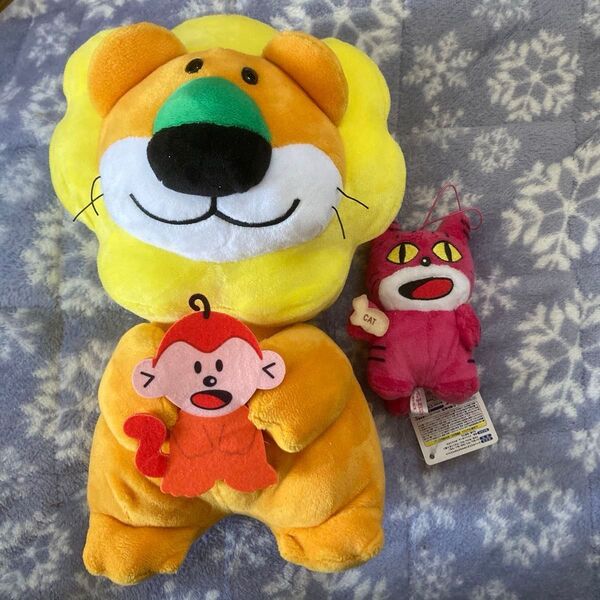 たべっ子どうぶつ ぬいぐるみ ライオンとネコ らいおんくん28センチ