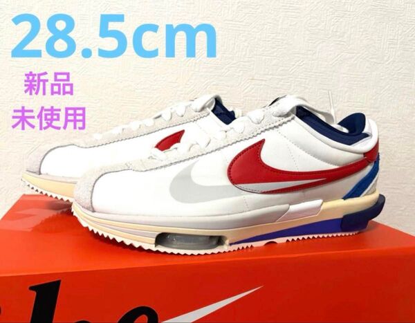 sacai Nike Zoom Cortez White and Red ナイキ サカイ コルテッツ
