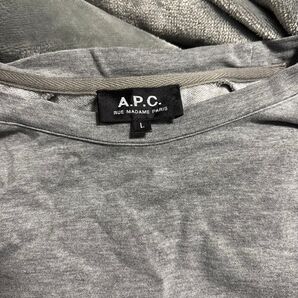 A.P.C. グレー 長袖カットソー L 日本製