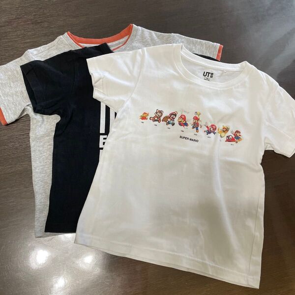 ユニクロ キッズTシャツ 2枚と他1枚の3枚セット 110
