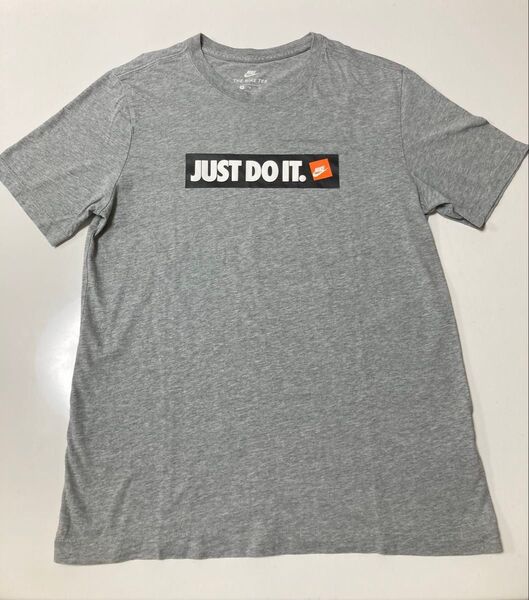 NIKE ナイキ 半袖Tシャツ メンズ M グレー 綿100%