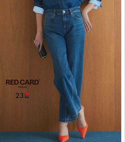 極美品★RED CARD TOKYO×23区★デニム ワイドパンツ 36