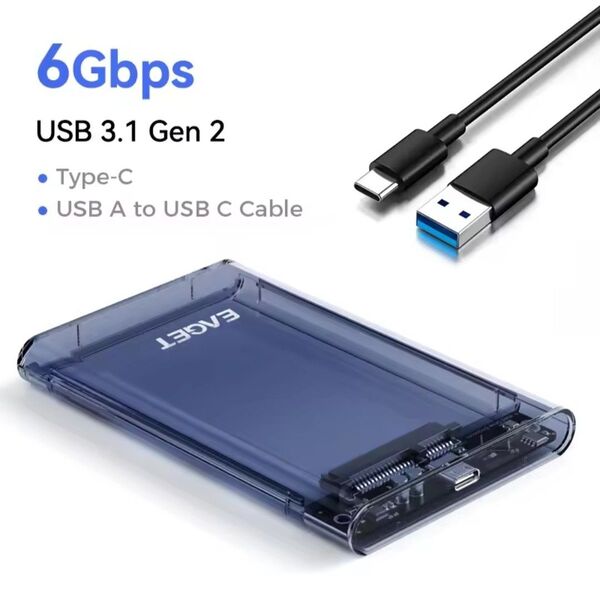 USB3.1対応 高速2.5インチHDD(SSD)ケース