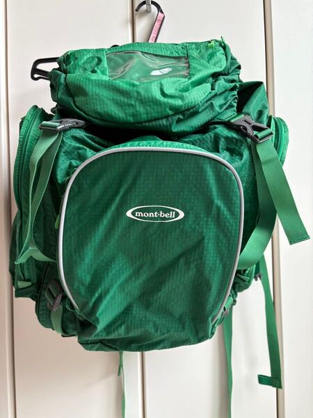 mont-bell モンベル トリプルポケットパック林間学校 キャンプ バックパック リュック 子供用 ジュニア 登山 グリーン
