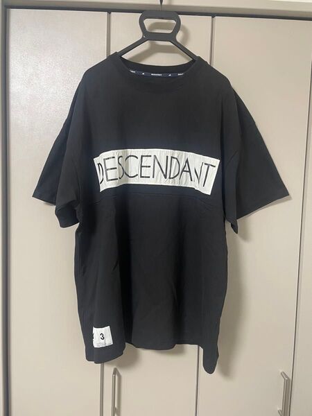 DESCENDANT ブラック 半袖Tシャツ サイズ3