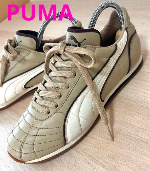 PUMAプーマ レザースニーカー レディース(24.0)