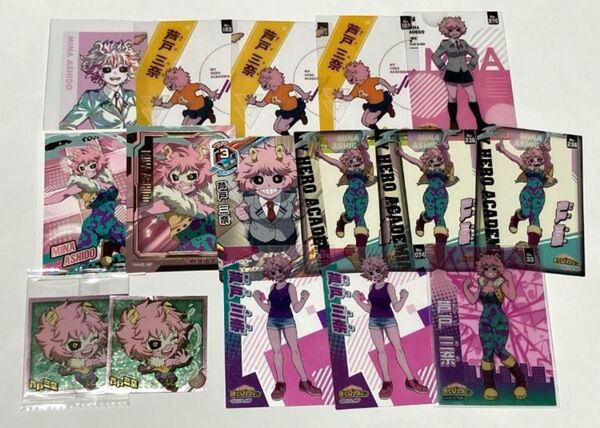 僕のヒーローアカデミア 芦戸三奈 クリアカード ステッカー シール