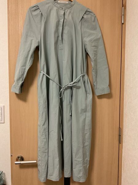 ミナペルホネン ワンピース envelope 38 ミントグリーン 美品