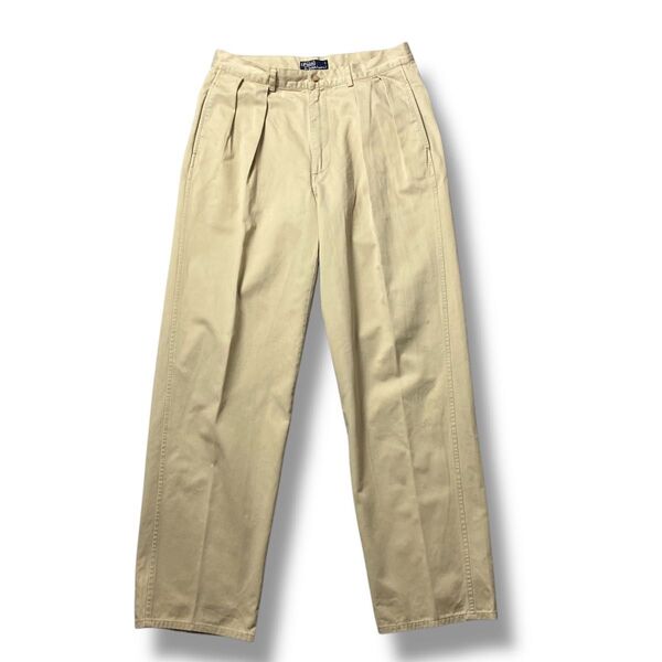 polobyRalphLaurenラルフローレン初期タグポロチノツータック33 チノパンツ チノパン ボトムス