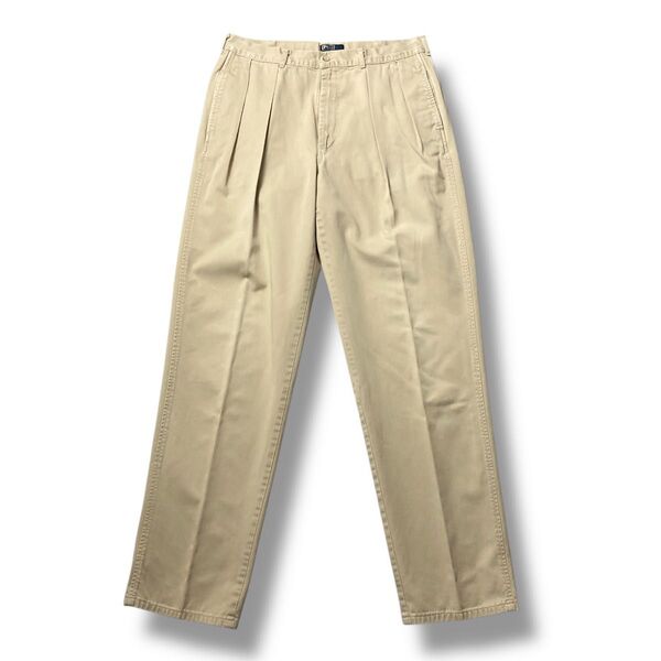 polobyRalphLaurenラルフローレン初期タグUSA製ポロチノW35 チノパン チノパンツ ボトムス