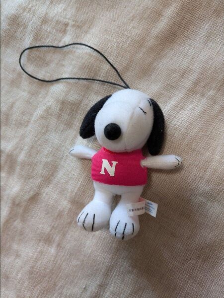 SNOOPY ぬいぐるみキーホルダー マスコット キーチェーン チャーム 40周年 アルファベット アミューズメント 2008年