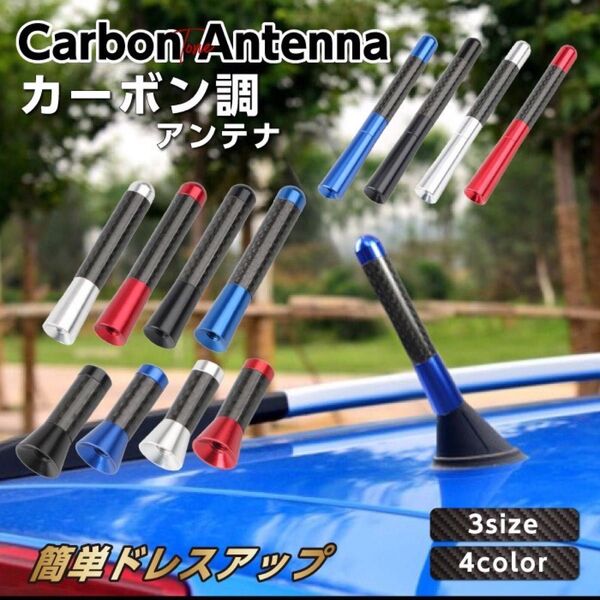 カーアンテナ カーアクセサリー ショートアンテナ ユーロアンテナ ラジオ 受信 AM FM 車 自動車 カスタム ドレスアップ