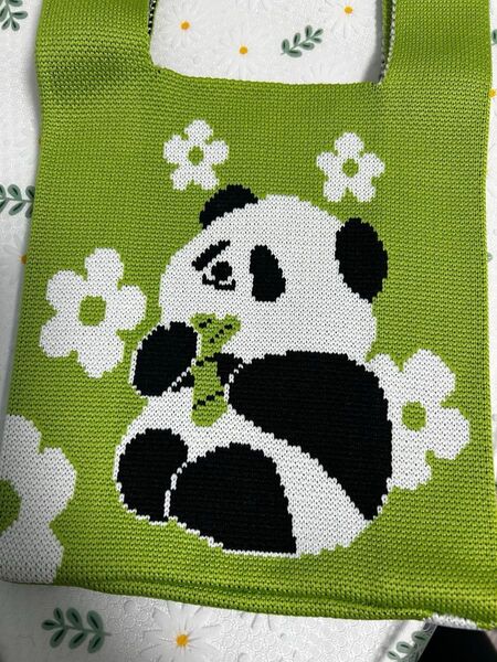可愛い パンダ ミニトートバッグ