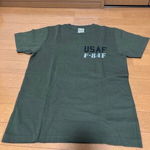 美品 HOUSTON USAF F-84F Tシャツ バズリクソンズ好きにも。刺繍
