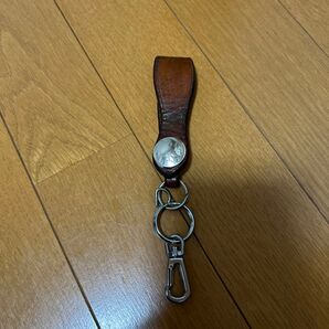 ケイシイズ キーホルダー 革 レザー ブラウン