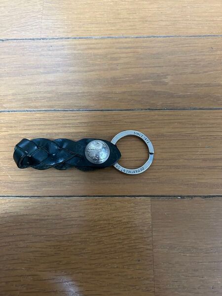激レア ヒューストン DEPARTMENT OF SINCE1972 キーホルダー レザー 編み込み ヴィンテージ