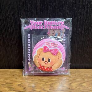 【新品】タイ バターベア 缶バッジ アクリルスタンド ピンク