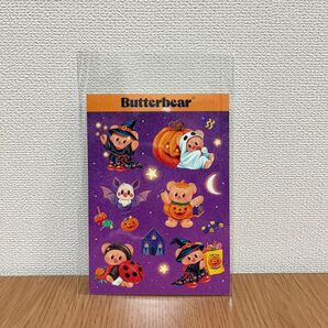 タイ バターベア ステッカー ハロウィン