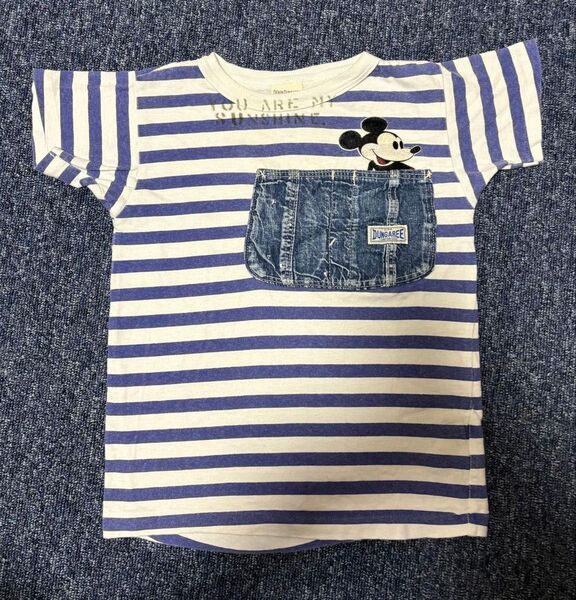 DENIM DUNGAREE デニムダンガリー ミッキーマウス Tシャツ ① 半袖Tシャツ