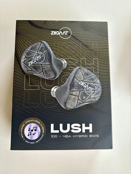 ZIIGAAT LUSH イヤホン グレー系