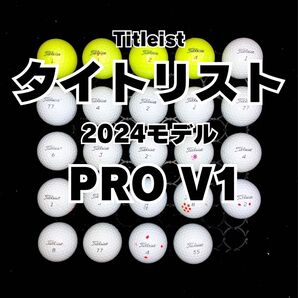 3 2024モデル タイトリスト PRO V1 ロストボール 24球