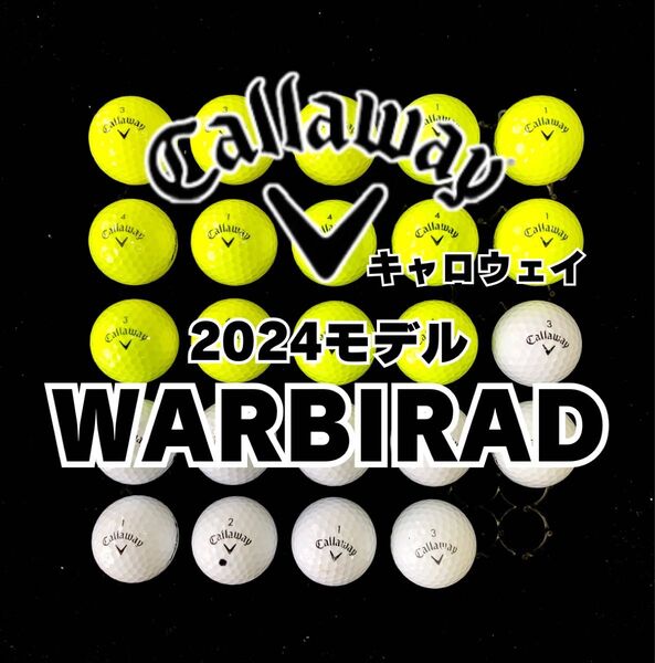 7 2024モデル キャロウェイ WARBIRD ロストボール24球
