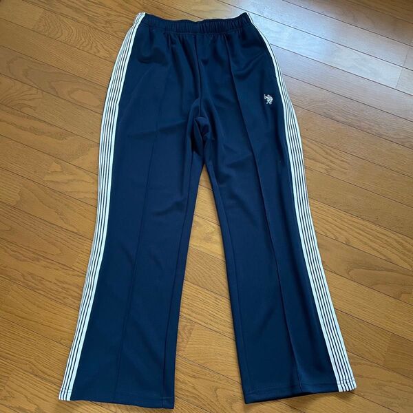 US POLO ASSN ユーエスポロ ジャージ ラインパンツ ネイビー