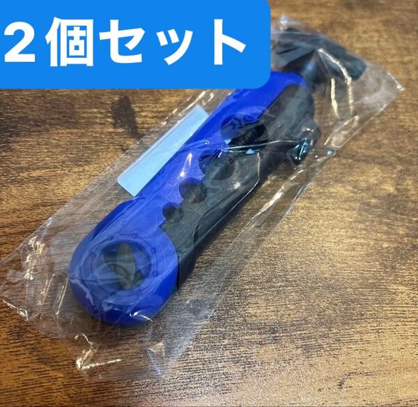 2個セット ラインワインダー ラインスプーラー 糸巻き器 ブラック×ブルー 釣り糸スプーラー、半径糸スプーラー、スピニング糸巻き