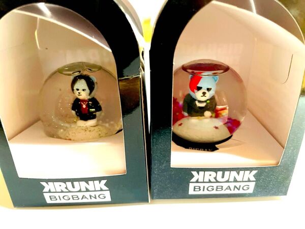 2個set BIGBANG スノードーム ジヨン G-DRAGON KURUNK LAST DANCE BANGBANGBANG