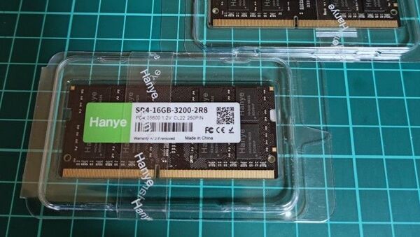 新品 Hanye DDR4-3200MHz 16GB 未開封