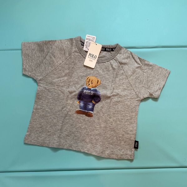 ポロラルフローレン ポロベア Tシャツ ベビー服 グレー 未使用