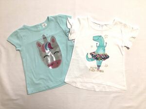  new goods #Carter's Carter's girl short sleeves shirt 2pc set 18M 1 -years old half wani Chan 