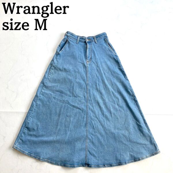 美品★Wrangler ラングラー デニムスカート ロング ストレッチ サイズM 価格の相談大歓迎です♪