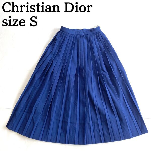 Christian Dior★クリスチャン ディオール プリーツ スカート S 価格の相談大歓迎です♪