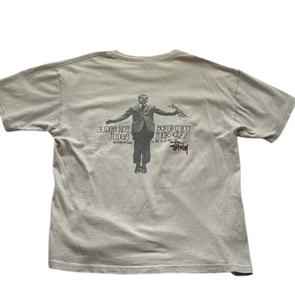 黒タグ old stussy ニクソン大統領 vintage tシャツ 90s