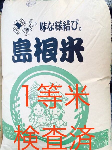 令和6年産 島根県産 つや姫 30キロ 1等玄米 検査済 単一銘柄