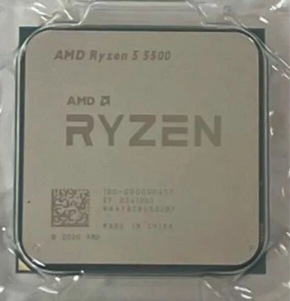 【新品バルク品】AMD Ryzen 5 5500 6C/12T AM4 CPU
