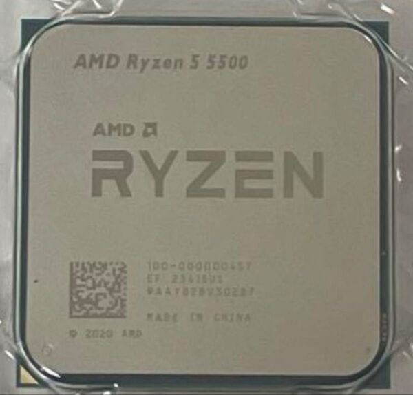【新品バルク品】AMD Ryzen 5 5500 6C/12T AM4 CPU