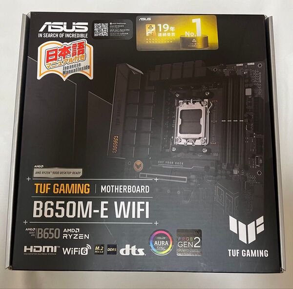 【新品未使用】ASUS TUF GAMING B650M-E WIFI MicroATX マザーボード