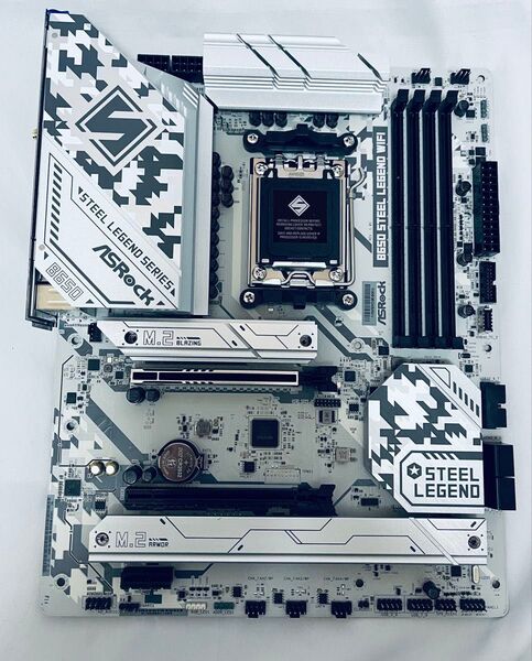 【動作確認済USED】ASRock B650 STEEL LEGEND Wi-Fi AM5 ATXマザーボード